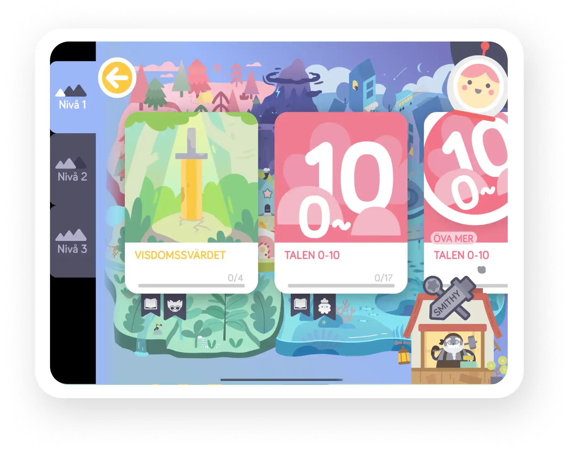 Familj som studerar tillsammans med en surfplatta