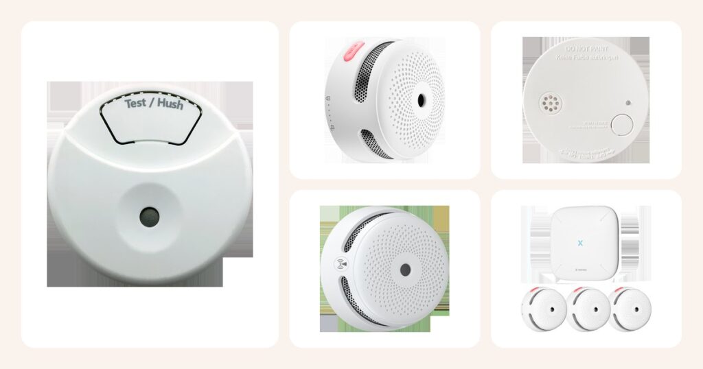 Vertailussa: Deltronic Brandvarnare Vit FHB155 - Optisk Rökdetektor med Enkel Installation, X-Sense Brandvarnare XS01 Vit - Optisk Brandvarnare med Pausfunktion ym.